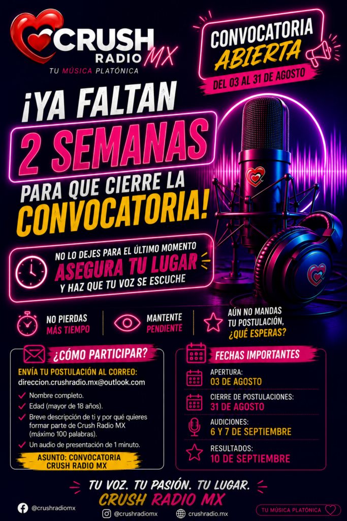 🎙️🔥 ¡YA FALTAN SOLO 2 SEMANAS! 🔥🎙️