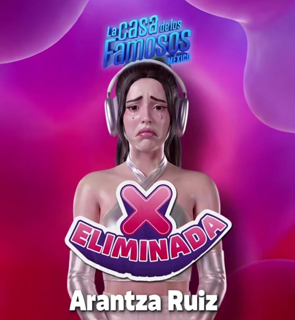 Arantza Ruiz se convierte en la tercera eliminada de La Casa de los Famosos México