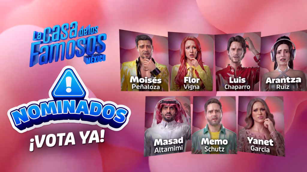 ¡Hay placa! Estos son los 7 nominados de La Casa de los Famosos México